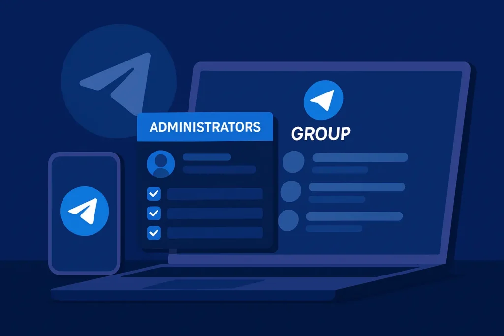 Add an Admin on Telegram